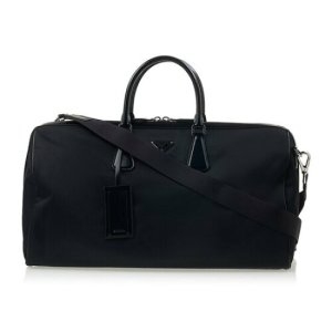 프라다 남성 리나일론 브러쉬드 가죽 더플백 2VC018 789 F0002 O