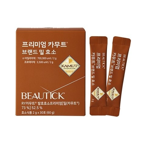 GNC 뷰틱 프리미엄 카무트 브랜드 밀 효소 30포