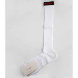 구찌 796873 3GANZ 9000 롱 웹 코튼 블렌드 양말 184932