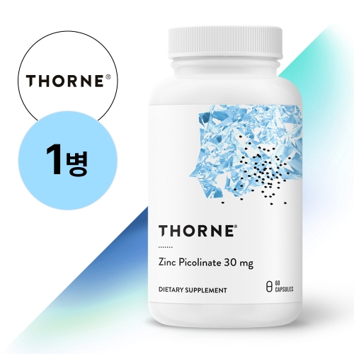 쏜리서치 아연 피콜리네이트 30mg 60캡슐