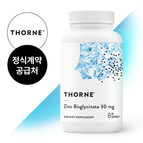 쏜리서치 아연 비스글리시네이트 30mg 60캡슐
