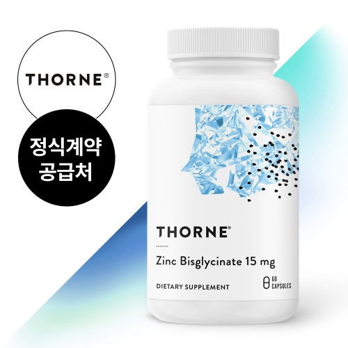 쏜리서치 아연 비스글리시네이트 15mg 60캡슐
