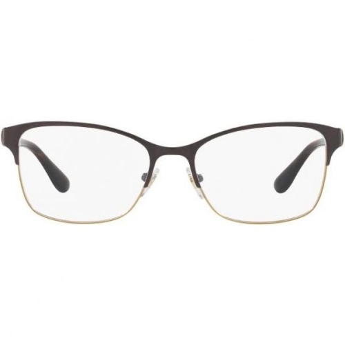 보그 아이웨어 여성 Vo4050 사각처방 안경테 Top Brown/Pale Gold/Demo Lens 53 Millimeters
