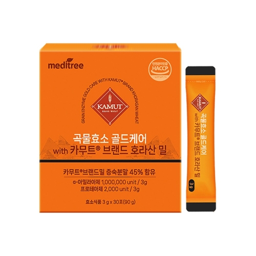 메디트리 곡물효소 골드케어 카무트 3g 30포