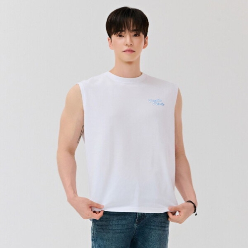 체이스컬트 남 DCRK5941E01 등판 그래픽 나시 티셔츠