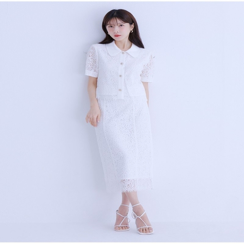 로엠 레이스 스커트 1color RMWHE25R55