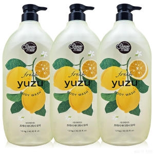 샤워메이트 내추럴 바디워시 유자 1200g
