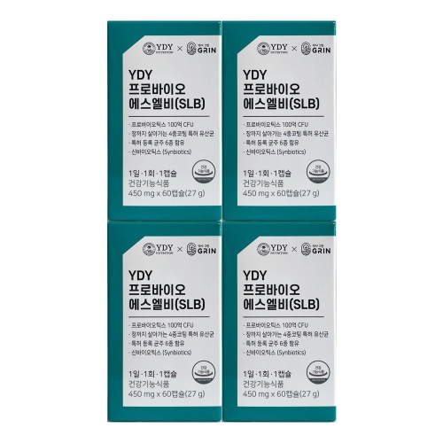 일동바이오사이언스 YDY 프로바이오 에스엘비 450mg 60캡슐