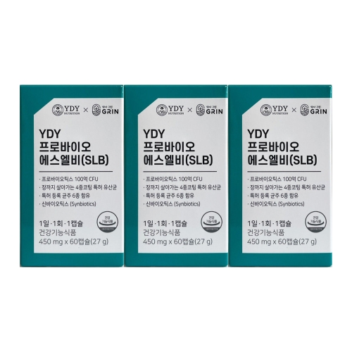 일동바이오사이언스 YDY 프로바이오 에스엘비 450mg 60캡슐