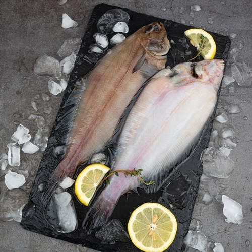 자연맛남  구이 조림용 반건조 기름가자미 5미X2팩 1kg