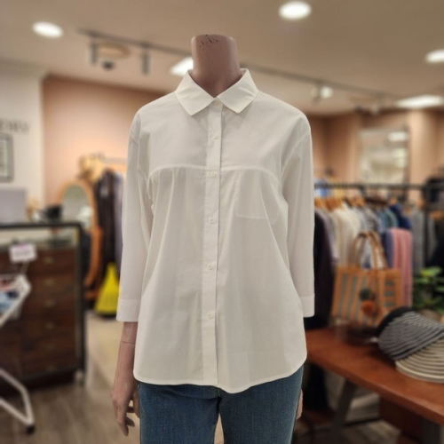 BCBG 올앤선드리 마르니BL 블라우스 _ A4F7B401 83 D/KHAKI