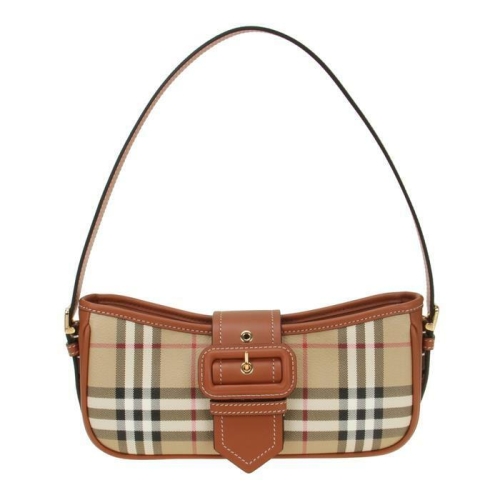 버버리 체크 슬링 버클 숄더백_8092074