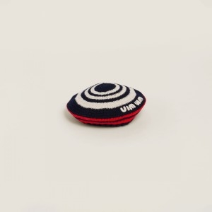 미우미우 모자 5HC345_2CQN_F0YKQ Crochet hat