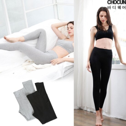 초끈 면스판 9부 레깅스