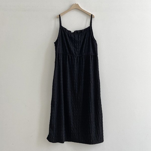 아이우먼 보보스모그링클끈원피스 GOS400M407 빅사이즈