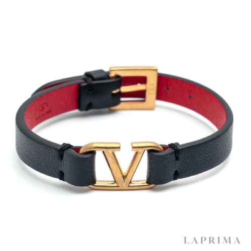 발렌티노  라프리마 V로고 시그니처 팔찌 2W2J0C44-ZXL-0SM