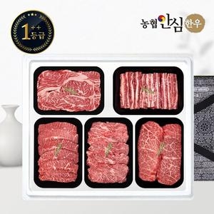 농협안심한우  1++등급 한우 선물세트 구이4호 2kg