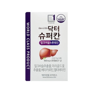 에이치엘사이언스 닥터슈퍼칸 밀크씨슬&루테인 900mg 30캡슐