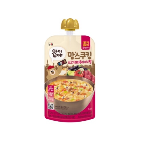 남양유업 맘스쿠킹 소고기라따뚜이 아기밥 140g