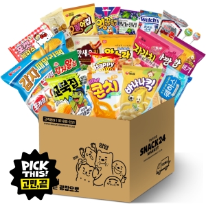 스낵24  나과장 최애 사무실 봉지과자세트 27p