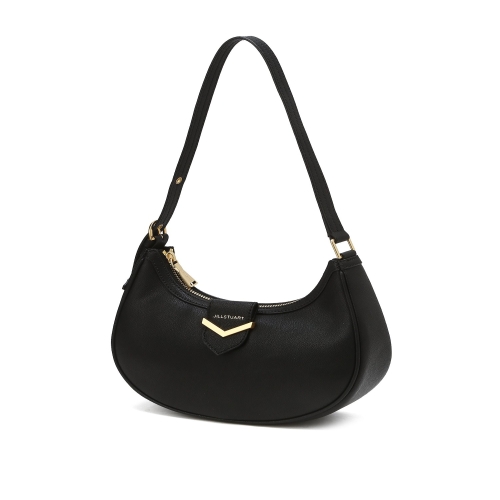 질스튜어트 뉴욕 액세서리 블랙 단색 소가죽 크로스백_JABA4F317BK