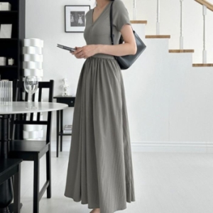 오노마 ONM 여성 여름 반팔원피스 대학생 캐주얼 무지20대 16458844