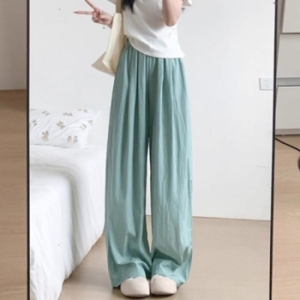 오노마 ONM 여성 블루 민트 쿨링 와이드 통바지 여름 학생 20대 16459893