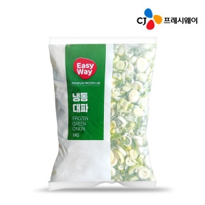 CJ프레시웨이 이츠웰 EasyWay 냉동 대파 1kg 5mm슬라이스
