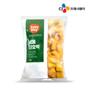 이츠웰 EasyWay 냉동 단호박 1kg 3-5cm절단
