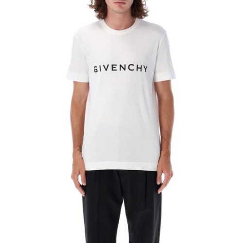 지방시 남성 반팔 티셔츠_24ABM716G3YAC 001 Black