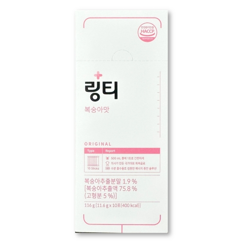 링티 복숭아맛 11.6g 10포