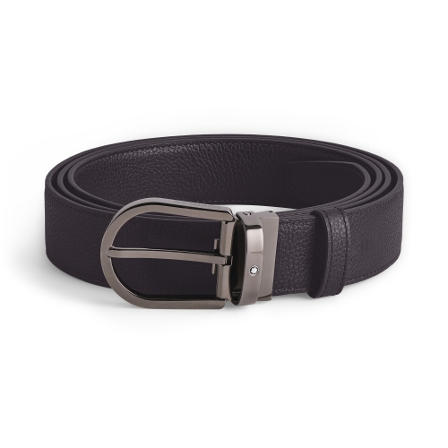 몽블랑 말발굽형 버클 35mm 리버서블 벨트_199082