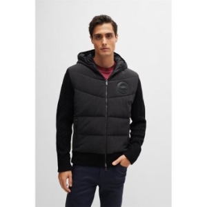 보스 FA24 x 포르쉐 레귤러핏 버진울 캐주얼 자켓 블랙 50519653001