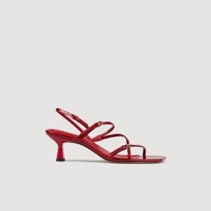 산드로 샌들 Sandales A brides Rouge_SFACH01178