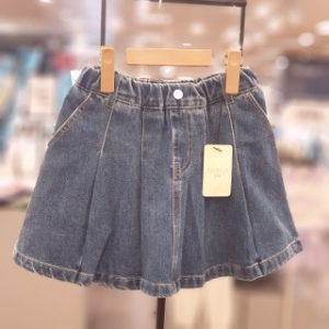 일로딜로 파워딜 데님 플리츠 스커트 IDWH2485Z 60 BLUE 130호 시원한 여름상품 10% 즉시할인 역 대 급 한정 전 티..