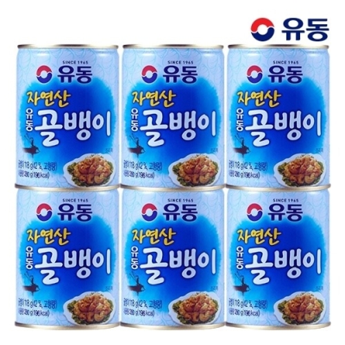 유성물산교역 유동 자연산 골뱅이 280g