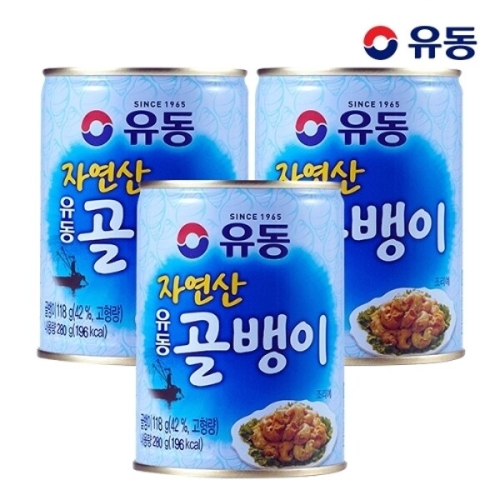 유성물산교역 유동 자연산 골뱅이 280g