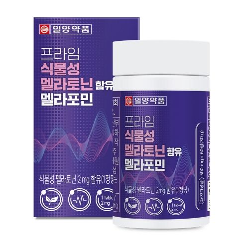 프라임 식물성 멜라토닌 함유 멜라포민 500mg 60정[1개] 이미지 126941810