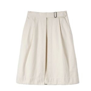 마가렛호웰 MHL CINCH WAIST SKIRT OFF WHITE WHSK0504S24JCD OFW 킨치 웨이스트 스커트 치마