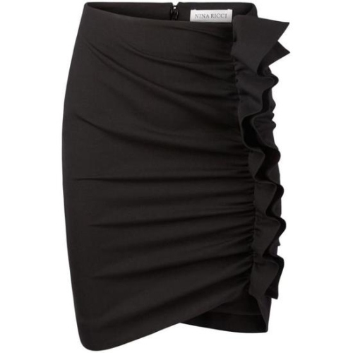 니나리찌 숏 스커트 24ACJU015WV0322 U9000 Black