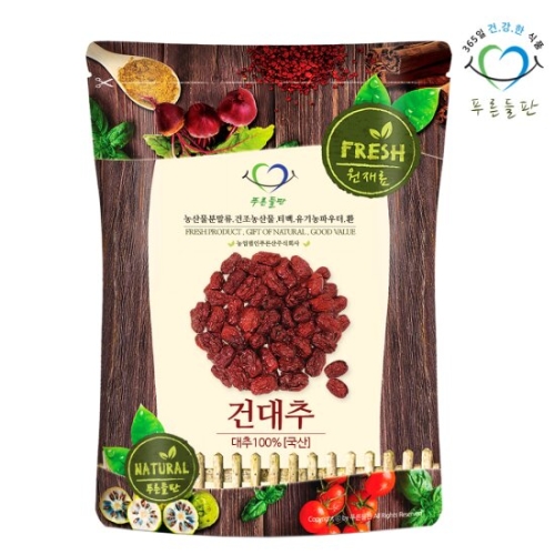 푸른산  푸른들판 국내산 건대추 100g 1개