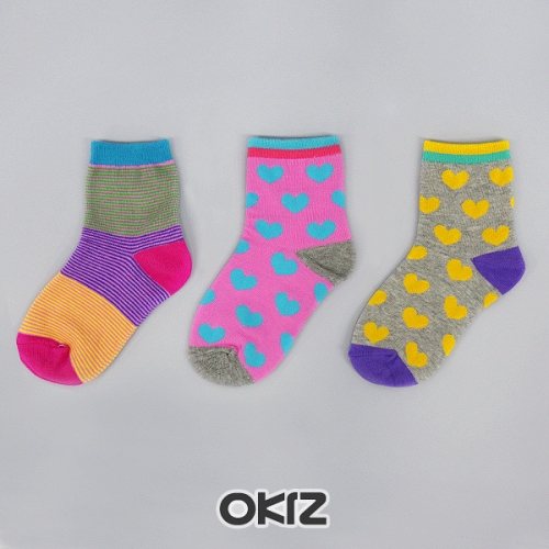 피앤디 피코니모 양말세트 3족 에비앙