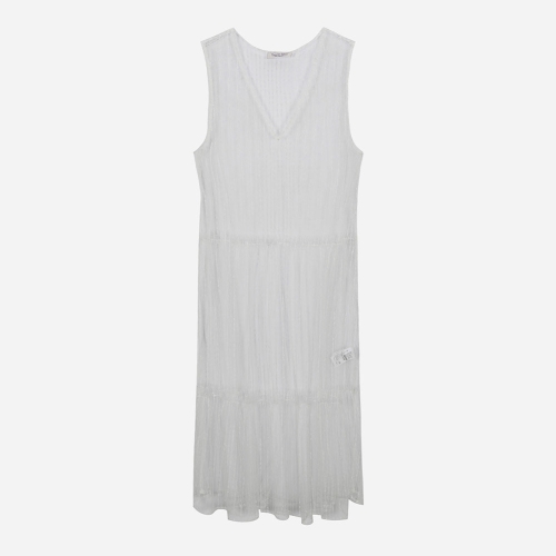 써스데이아일랜드 여성 레이어링 매쉬 롱 원피스 T244MOP272W