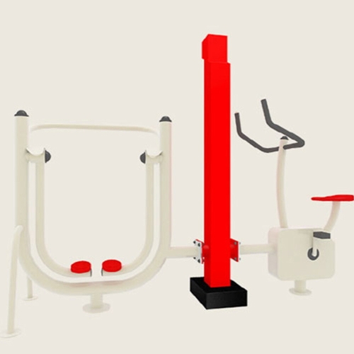 우리 WRSP-4936 공중걷기+ 자전거 2인용 철재 복합형