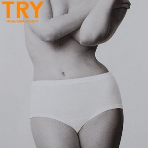 TRY 트라이 면 100% 백색 여성용 맥시팬티 B2B_0808-0518