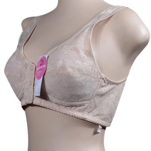 조은 앞버튼 망사 탑브라 스킨컬러 베이직 데일리 WD6B9DC