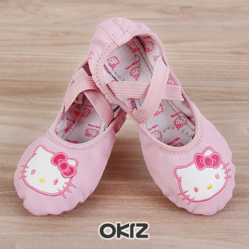 오키즈 헬로키티 발레슈즈 얼굴자수 H0001