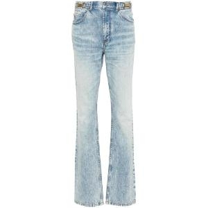 스텔라매카트니 클래스프 장식 테이퍼드 진 6D02873SPH83 T