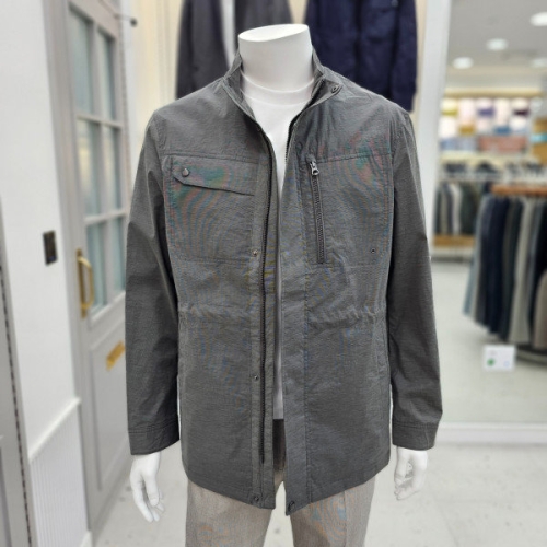 올젠 청량감 있는 스트레치 가먼트 워싱 사파리 점퍼_Z0E2FF1301CH