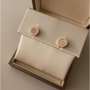 불가리  싱글 이어링 다이아 파베 귀걸이 354731